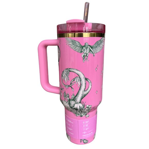 Wicked 40oz Stanley Quencher Tumbler Ozian Reprise Pink NWT - Picture 2 of 9